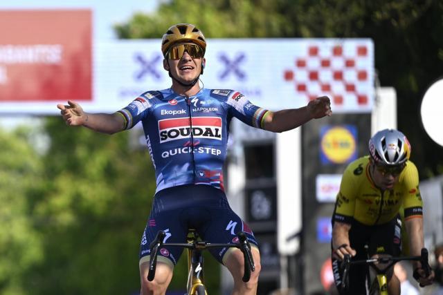 Cyclisme - Flèche Brabançonne - Remco Evenepoel remporte la Flèche Brabançonne pour son retour à la compétition, Wout Van Aert deuxième