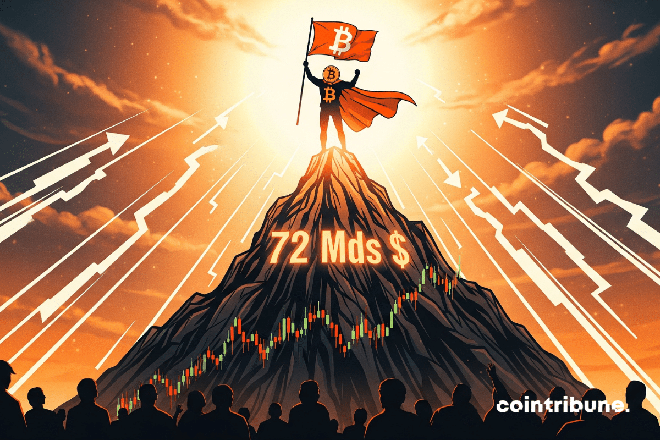 Bitcoin : 72 Mds $ d’intérêt ouvert ! Vers un nouveau record historique ?