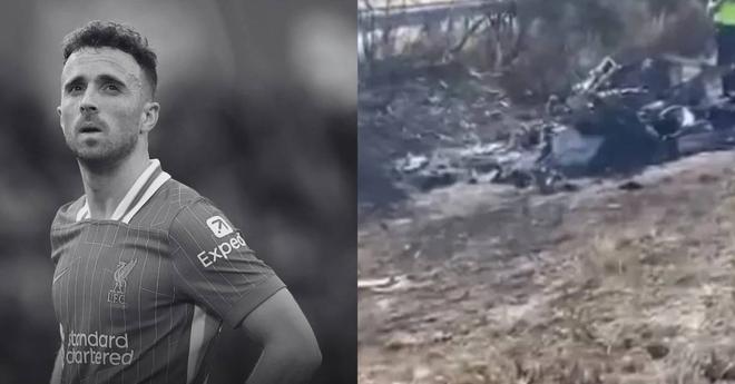 Diogo Jota : les images terrifiantes de sa voiture réduite en cendres ! (vidéo)
