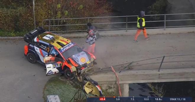 WRC : l’accident de Thierry Neuville entraîne l’annulation d’une spéciale du Rallye d’Europe centrale
