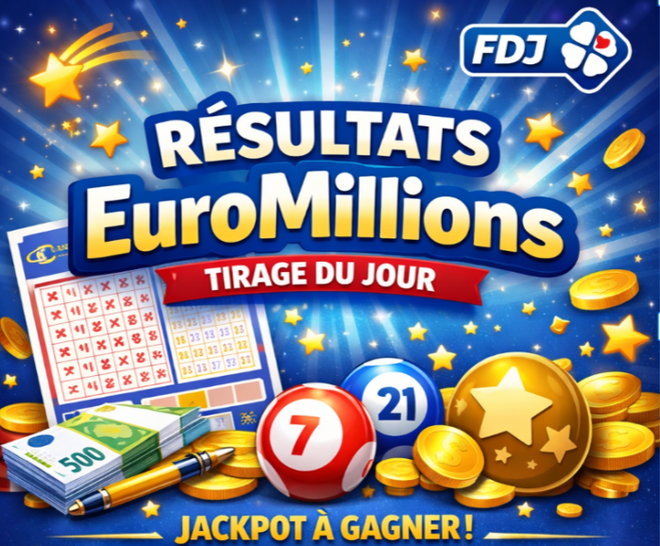 Résultats EuroMillions (FDJ) : tirage du vendredi 6 février 2026