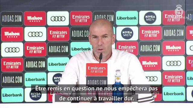 Foot - Espagne - Real - Real Madrid : Zinédine Zidane se sent « soutenu » au club mais laisse planer le doute sur son futur