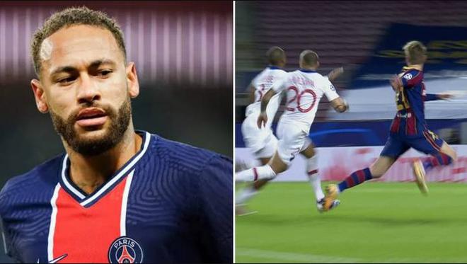 Football - Ligue des champions - Barça-PSG : l’explosion de joie de Neymar devant le festival de Mbappé (vidéo)