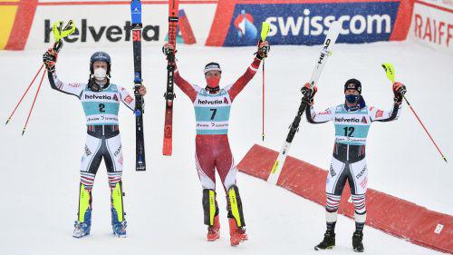 Ski alpin : Clément Noël 2e et Alexis Pinturault 3e lors du dernier slalom de la saison