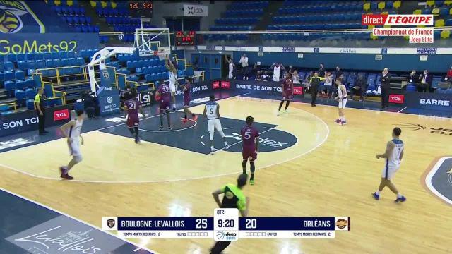 Basket - Jeep Élite - Boulogne-Levallois - Orléans en direct vidéo