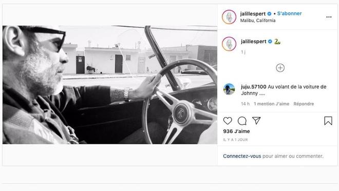 Laeticia Hallyday: Jalil Lespert au volant de la voiture de Johnny !