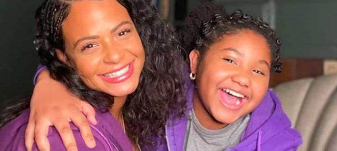 Christina Milian partage un moment gourmand avec sa fille Violet !