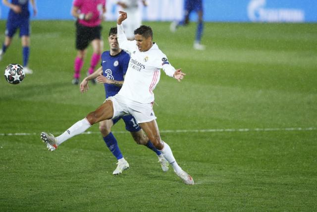 Foot - Espagne - Real - Raphaël Varane (Real Madrid), touché aux adducteurs, très incertain contre Chelsea