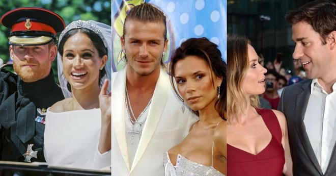 Prince Harry et Meghan, David et Victoria Beckham, Emily Blunt et John Krasinsky : Ces couples qui sont tombés amoureux au premier regard