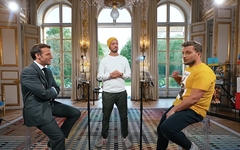 Kylian Mbappé à l'OM, Donald Trump, Ultra Vomit...l'improbable concours d'anecdotes de McFly et Carlito avec Emmanuel Macron