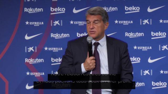 Foot - Espagne - Barça - Joan Laporta (Barcelone) : « On est prêt pour un accord avec Lionel Messi, les doutes doivent disparaître »