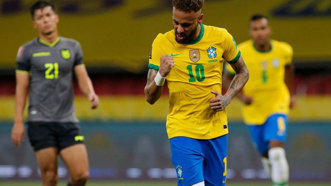 Éliminatoires du Mondial 2022 : Neymar buteur et passeur décisif avec le Brésil