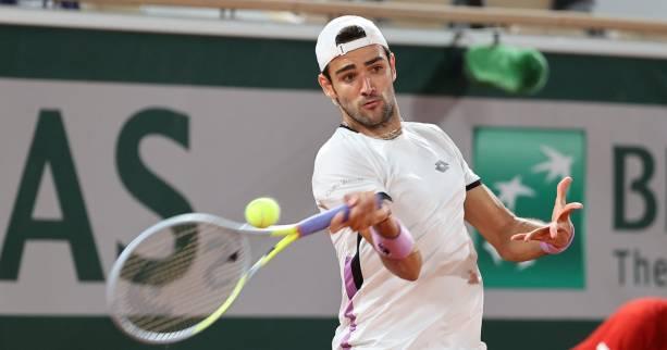 Roland-Garros (H) - Matteo Berrettini, battu en quarts à Roland-Garros par Novak Djokovic : « S'arrêter n'était pas le mieux pour mon tennis »