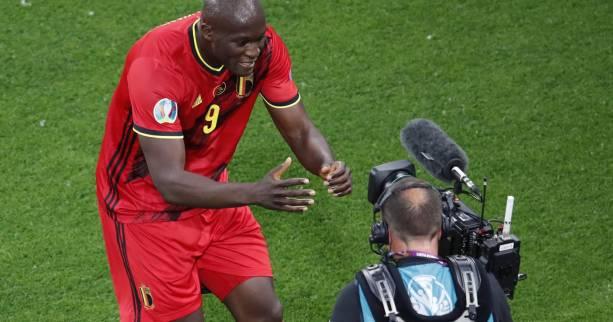 Foot - Euro - BEL - Romelu Lukaku (Belgique) a « beaucoup pleuré » en pensant à Christian Eriksen