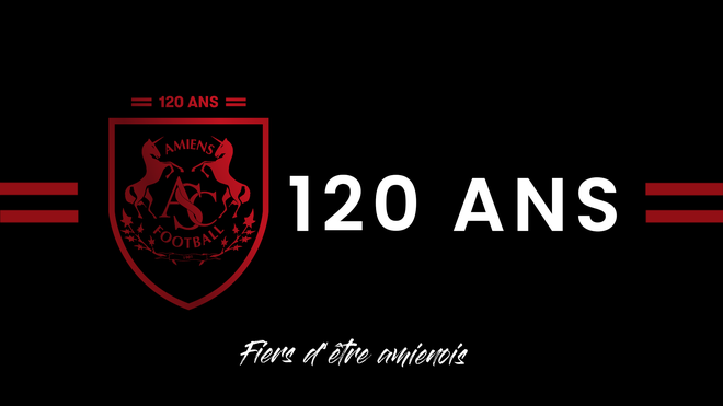 L’Amiens SC dévoile son logo éphémère des 120 ans